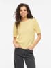 Vila Strickoberteil in Pastel Yellow