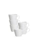 Ritzenhoff & Breker 6er Set Espressotassen Arena 80 ml weiß in weiß