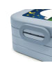 Mr. & Mrs. Panda Bento Box Einhorn Sternenhimmel Design ohne Spruch in Blau Pastell
