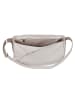 DuDu Formentera Schultertasche Leder 34 cm pearl grey