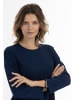 usha BLACK LABEL Damen Langarmbluse in Marine