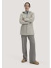 Hessnatur Hessnatur Wollfleece-Jacke mit Kapuze Regular aus reiner Bio-Merinowolle in hellgrau