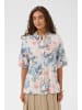 CULTURE Kurzarmhemd CUlotus Relaxed fit in Whitecap/Blue Leaf