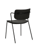ebuy24 Esszimmerstuhl Zed Schwarz 2er Set
