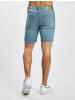 DENIM PROJECT Jeans-Shorts in clearblue washed destroy