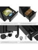 tectake Aktenrollschrank Parvus 30 x 50 x 59,5 cm, schwarz