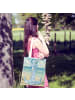 Mr. & Mrs. Panda Shopper-Tasche Anker Blau Design ohne Spruch in Weiß
