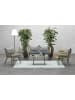 GMD Living Gartenmöbel Sitzgruppe Set FRANKLIN in Farbe Grau