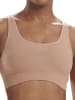 adidas Bustier SCOOP LOUNGE BRA in toasted almond