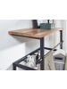 KADIMA DESIGN Design Wandgarderobe Mango Massivholz Metall 60x76x26 cm