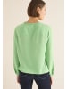 Cecil Langarmbluse in bamboo green
