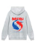 F4NT4STIC Hoodie Koi Fish Japan Streetstyle in grau meliert