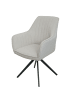 MCW 2er-Set Esszimmerstuhl L79 drehbar mit Auto-Position, Creme-beige