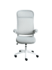 Beliani Bürostuhl NEXEL in Grau/Weiß - (W) 60 x (H) 114 x (L) 60 cm