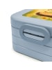 Mr. & Mrs. Panda Lunchbox Igel Liebe Design mit Spruch in Blau Pastell