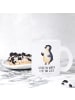 Mr. & Mrs. Panda Teetasse Pinguin Marienkäfer mit Spruch in Transparent