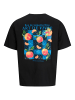 JACK & JONES Junior Basic T-Shirt Backprint Baumwolle Jjlemon in black