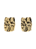 usha WHITE LABEL Women Stud Earrings in Gold