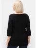 sheego Pullover in schwarz