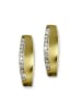 GoldDream Echtgold, 333er Gelbgold Damen Creolen Beauty Ohrring ca. 11mm ca. 14mm