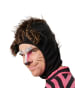 tectake Unisex-Overall mit pink-schwarzen Querstreifen, schwarz/pink