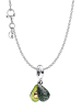 Pandora Damen-Kette mit Avocado-Anhänger Geschenk-Set 925 Silber