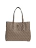 Guess Meridian II Girlfriend - Shopper 37 cm (coal logo) in latte logo
