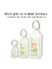 Mr. & Mrs. Panda Windlicht Einhorn König mit Spruch in Transparent