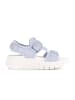 Gabor Plateau Sandalen in blau