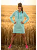 salzhaut Knielanges Kleid (Midi) MÖÖV Aqua