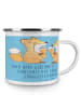 Mr. & Mrs. Panda Tasse Junggesellenabschied Eskalation mit Spruch in Sky Blue