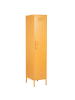 Beliani Kleiderschrank FROME in Gelb/Orange - (W) 38 x (H) 185 x (L) 50 cm