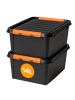 SmartStore 2er-Set Aufbewahrungsbox Pro Schwarz 14L