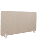 Beliani 2-tlg Schreibtischtrennwand SPLIT in Beige