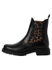 Tamaris Chelsea Boot in BLACK/LEOPARD