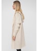 Cloud5ive Cloud5ive Longform knit cardigan with hood in beige
