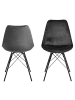 ebuy24 Esszimmerstuhl Erin Grau 2er Set