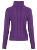 Kangaroos Rollkragenpullover in lila melange