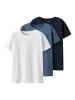 TWO SOON 3er-Pack T-Shirt in Navy Blazer