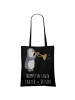 Mr. & Mrs. Panda Shopping Bag Trompeten Weisheit mit Spruch in Schwarz
