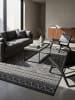 KADIMA DESIGN Flachwebteppich Berber flachgewebt pflegeleicht Wohnzimmer Flur in Anthrazit
