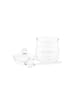 Almina Glasdose mit Löffel, 200 ml - Behälter für Zucker, Gewürze & in Transparent