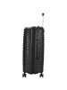 D&N Travel Line 4500+ - 4-Rollen-Trolley M 65 cm erw. (black) in schwarz
