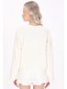 IZIA Women Sweatshirt in cream
