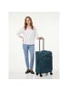 D&N Travel Line 9804 4 Rollen Trolley M 68 cm mit Dehnfalte petrol