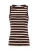 IPURI Tanktop in schoko beige - 0001