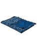 Beliani Kuscheldecke SHIVPURI in Blau - (W) 130 x (H) 1 x (L) 180 cm