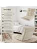 tectake Relaxsessel  Snooze , 108 x 57 x 13,5 cm, beige