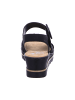 rieker Keilsandalette in schwarz