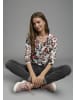 Laura Scott 3/4-Arm-Shirt in weiß-geblümt